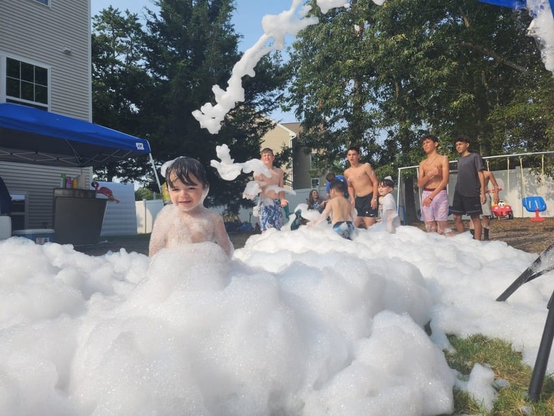 Foam party image from INNOV8’s existing event gallery